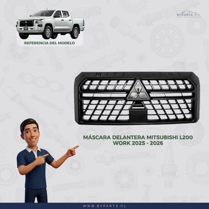 Máscara Mitsubishi L200  Work XR, Katana XR, Katana XRT 2025