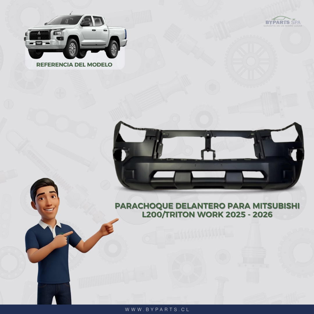 Parachoque delantero Mitsubishi L200 Work 2025