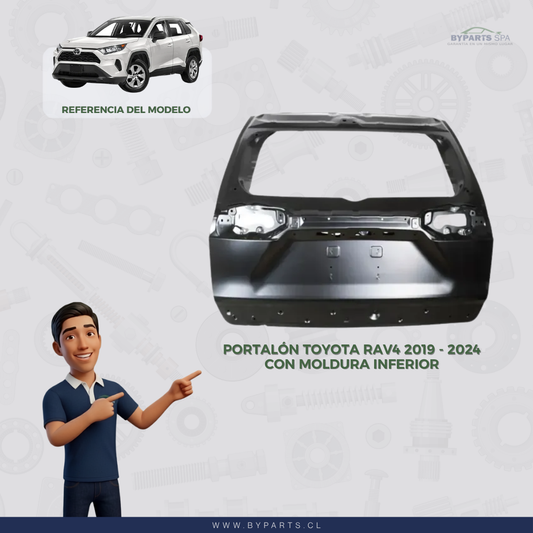 Portalón Toyota Rav4 2019 - 2024