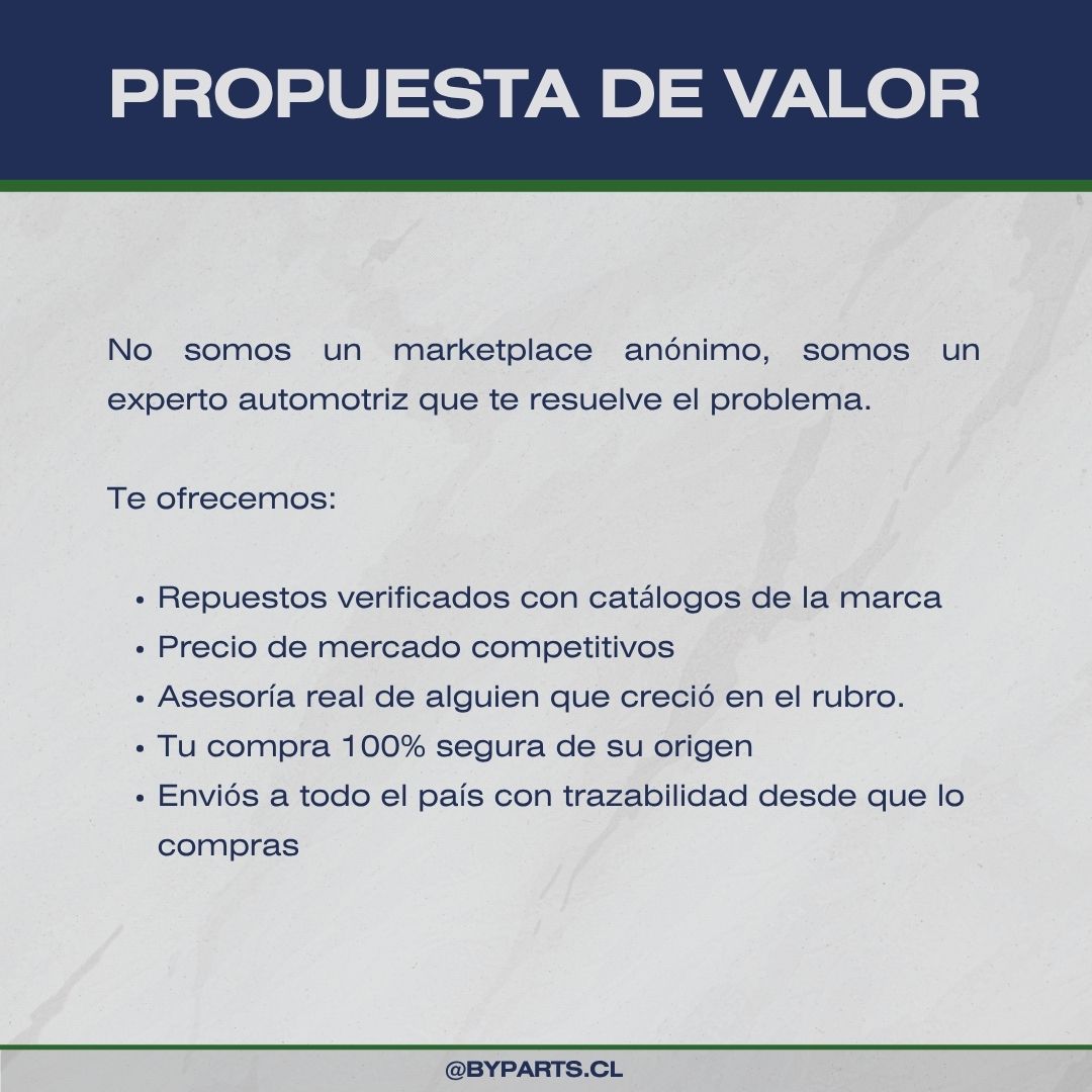 Propuesta de valor