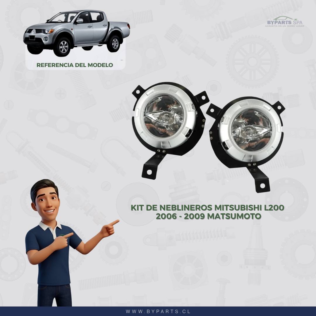Kit de Neblineros Mitsubishi L200 2006 al 2009